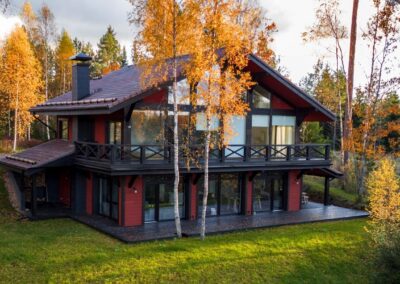 Vienbutis gyvenamasis namas, Latvija